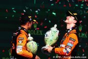 Piastri et Norris se battent 'comme des pilotes' mais 's'entendent bien'