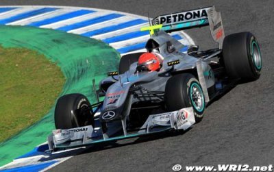 Schumacher effectue un shakedown à Rockingham