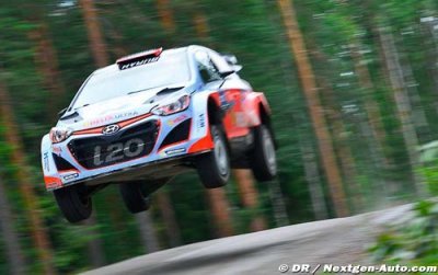 Tough opening day for Hyundai drivers at punishing Rally Finland 