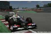 La Sauber a un problème de vitesse de pointe 