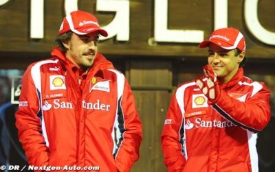 Les pilotes Ferrari parlent l’un de l’autre
