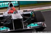 Schumacher prend la tête avant l'arrivée de la pluie