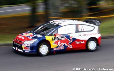 Quintuplé Citroën au shakedown de la Bulgarie