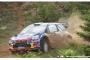 The Citroën DS3s WRC keep pushing