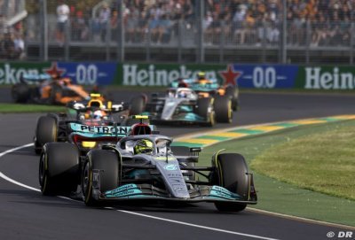 Hamilton avait une monoplace légèrement plus lourde que Russell à Melbourne