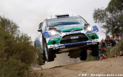 Les deux pilotes Ford aux avant-postes