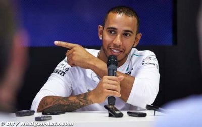 Hamilton a un faible pour les voitures italiennes
