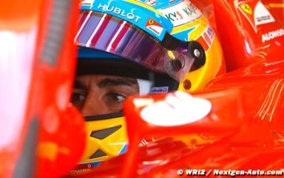 Alonso perd constamment du terrain sur Vettel