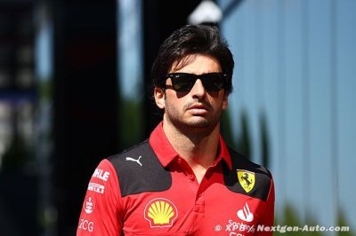 Sainz ravi de compter sur de belles évolutions pour la Ferrari SF-23