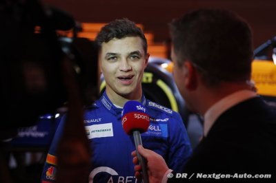 Norris assume d’étaler sa vie de pilote de F1 sur les réseaux sociaux