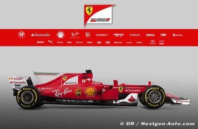 Ferrari officially unveiled its 2017 car, the SF70H