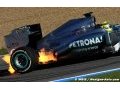 Fin de journée anticipée pour Mercedes à Jerez