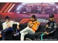 Verstappen saborde la conférence de presse, Norris et Hamilton le soutiennent