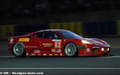 La Ferrari n°82 perd sa pole LMGT2 au Mans