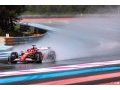Leclerc boucle 160 tours du Paul Ricard sur piste arrosée pour Pirelli