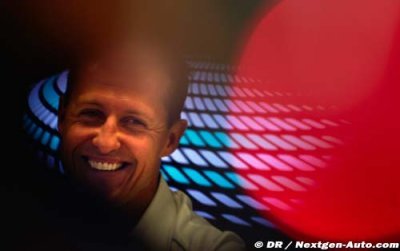 Michael Schumacher completely surprised with podium