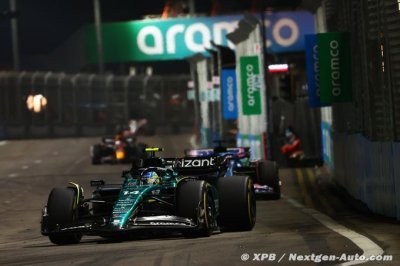 Une course ’à oublier’ pour Aston Martin F1 et Alonso à Singapour