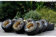 Pirelli use gold line for soft tyres in Malaysia