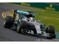 Melbourne, L3 : Mercedes deux dixièmes devant les Ferrari