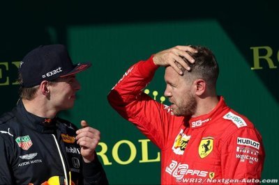 Verstappen se sent plus proche de Vettel que de Hamilton