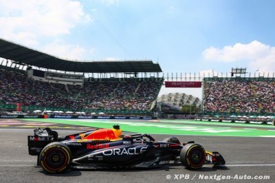 Mexique, EL2&nbsp;: Verstappen devance Norris avant la pluie