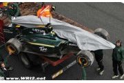 Accident de Kovalainen avec la Lotus à Jerez
