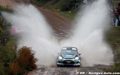 ES16&nbsp;: Solberg file sous la pluie