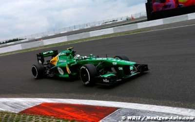 Les Caterham semblent reprendre le dessus sur les Marussia