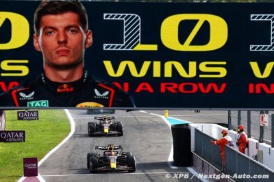 Horner&nbsp;: Dix victoires d’affilée pour Verstappen, c’est incroyable&nbsp;!