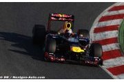 Vettel bloqué au garage