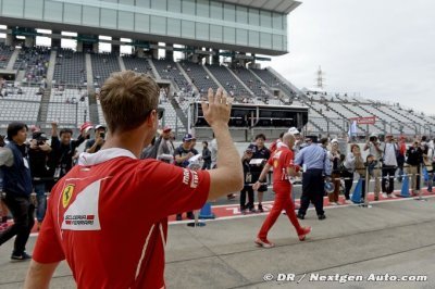 La Ferrari de Vettel souffrait déjà avant le départ