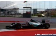Hamilton a eu un problème avec son aileron arrière en fin de course