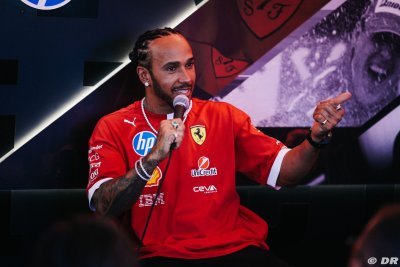 Hamilton denies falling out with Ferrari engineer