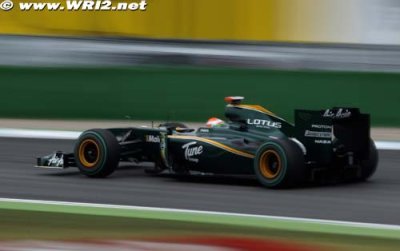 Lotus se rapproche du peloton