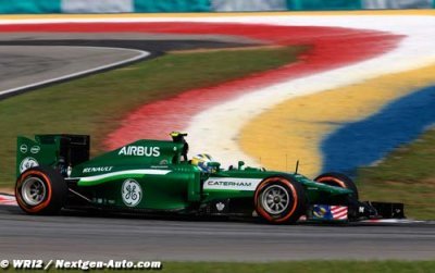 Caterham est submergé par les soucis techniques