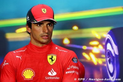 Sainz&nbsp;: Les pilotes provoquant un drapeau rouge en qualifications devraient être pénalisés