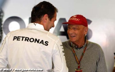 Lauda&nbsp;: Rosberg devrait être content de sa 2e place
