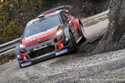 The Citroën C3 WRC heads for the hills