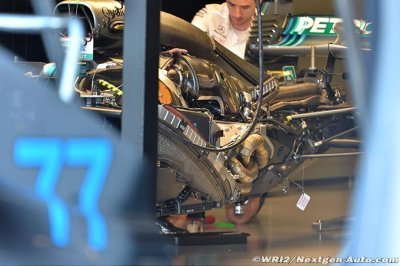 Mercedes change deux pièces du moteur de Bottas