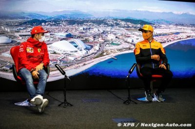 Norris plaisante&nbsp;: Il a envie de ’brake tester’ Leclerc à Abu Dhabi