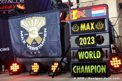 Verstappen&nbsp;: Le titre de 2023 est mon meilleur titre en F1