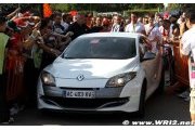 Robert Kubica visite le Mondial de l'Automobile