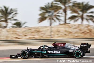 Essais F1 à Sakhir, Jour 2&nbsp;: Bottas en tête mais peu de sérénité pour Mercedes