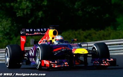 Spa, L2&nbsp;: Vettel prend la tête sur le sec