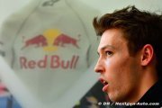 Kvyat ne s'inquiète pas pour son propre avenir