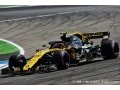 Sainz veut quitter Renault F1 'en ayant fait le maximum'