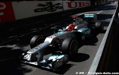 Michael Schumacher still aiming for victory in Monaco