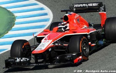 Max Chilton a eu droit à des pneus neufs