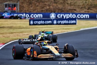 McLaren F1 contente de terminer devant Alpine F1 en Hongrie