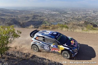 Ogier and Mikkelsen on the podium in Argentina for Volkswagen